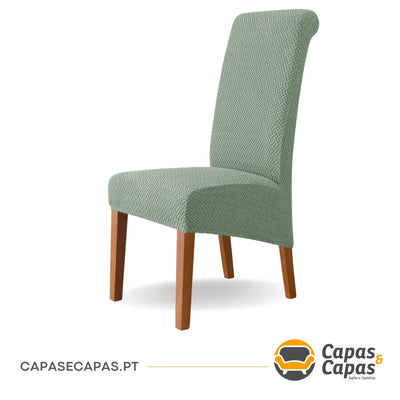 Cadeira Encosto Alto Jacquard Premium